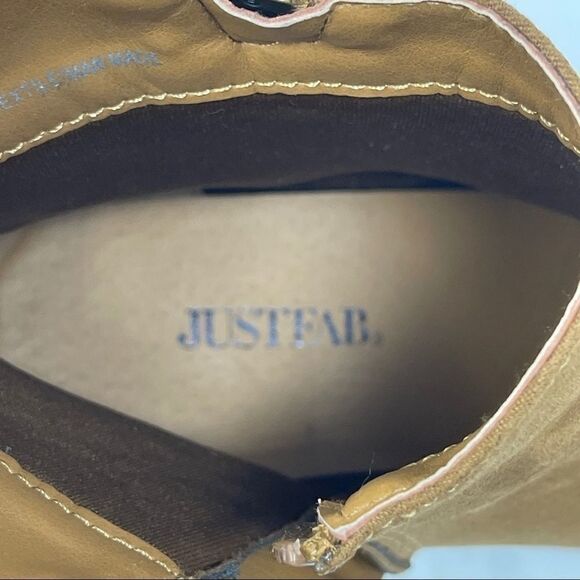 Just Fab Boots Women’s Size 7 Diya Camel Side Zip Boot - Picture 10 of 10